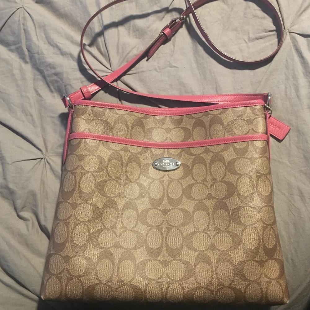 Authentic Coach cross-body bag